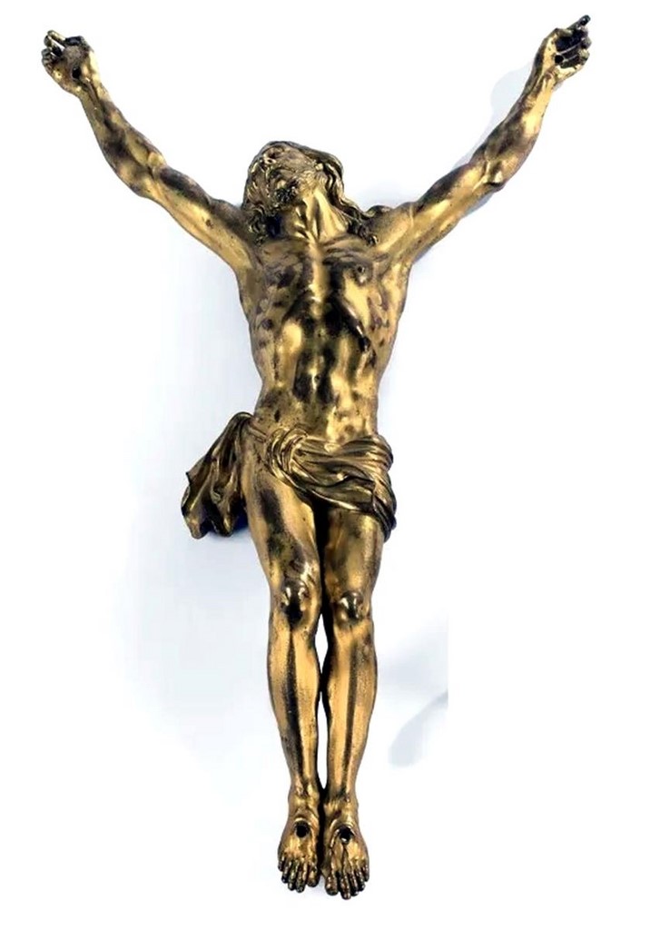 Christ en bronze doré dans le goût de Bouchardon