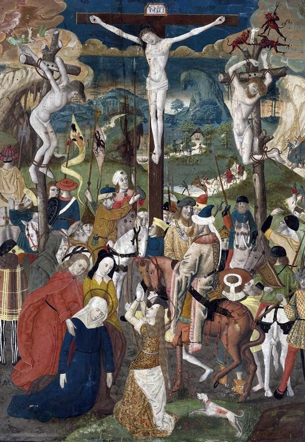  The Crucifixion NORTH NETHERLANDISH SCHOOL CIRCA 1475-1485