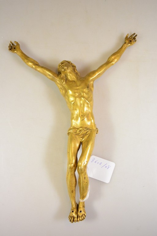 Christ en bronze doré époque Renaissance 