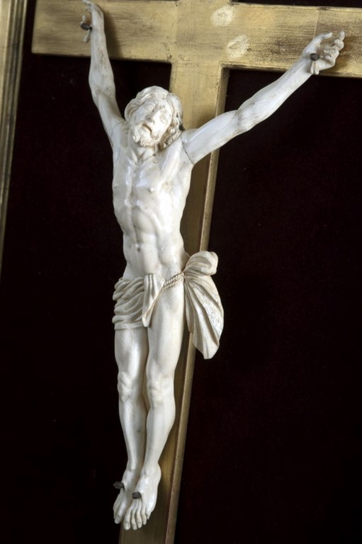 Christ en ivoire Louis XIV Copie d'ancien